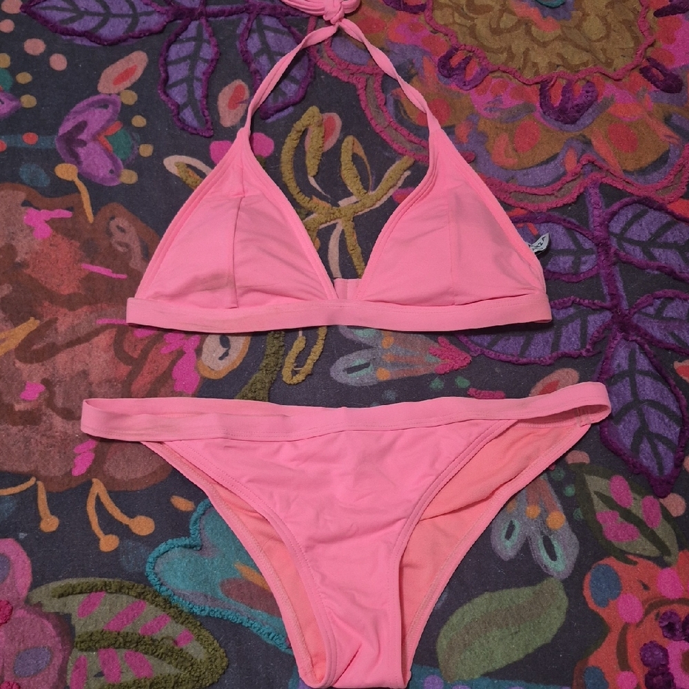 Pink Two-Piece Bikini Set
